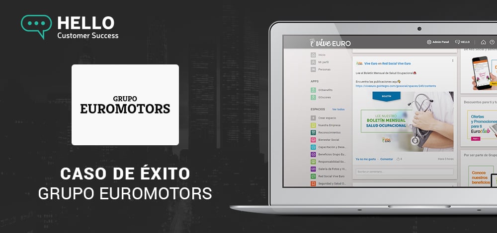 Cómo Grupo Euromotors Perú logró potenciar su Marca Empleadora mediante un estrategia de Comunicación Interna digital.