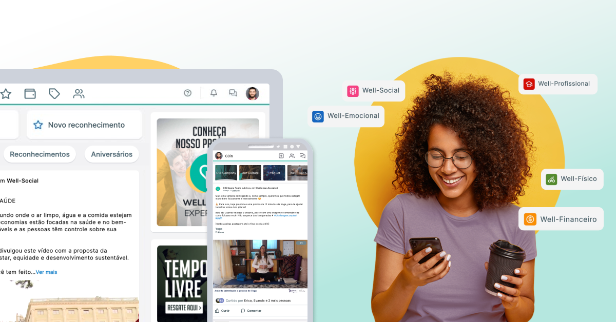 Bem-estar para colaboradores App by GOintegro