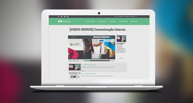 [VIDEO DEMOS] GOintegro para Comunicação Interna