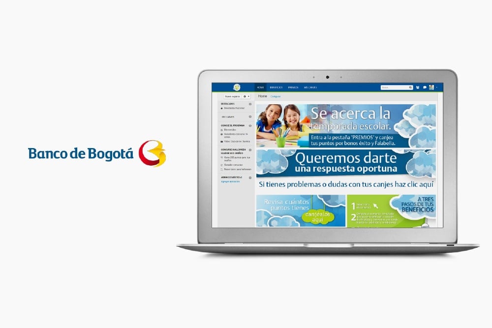 Caso de éxito: Reconocimientos e incentivos para empleados bancarios