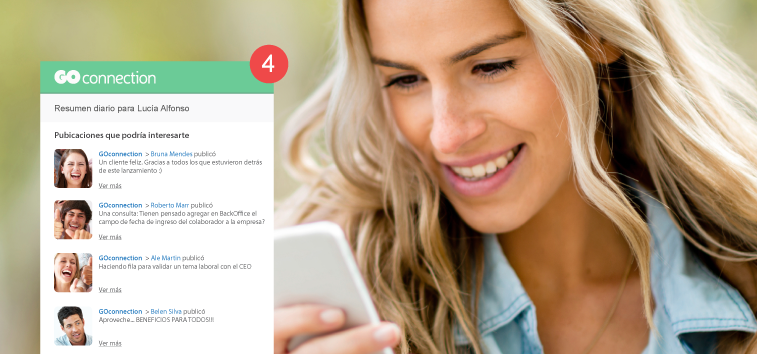 ¡Nuevo! Resumen diario de notificaciones sociales para colaboradores
