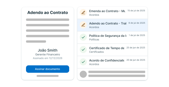 Documentos e Assinatura Eletrônica