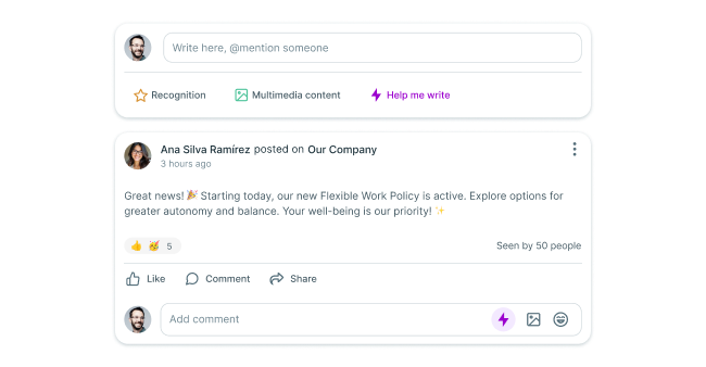 Corporate Social Network