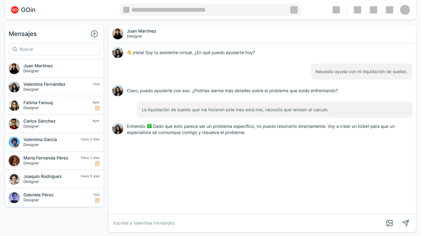 Comunicación de Beneficios